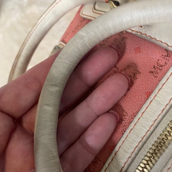 RARE Vintage MCM Pink Visetos Boston Bag - Picture 9 of 9